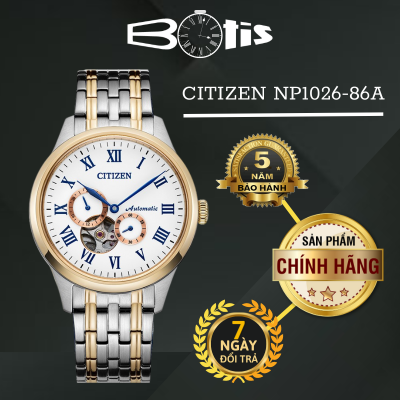 CITIZEN NP1026-86A – NAM – AUTOMATIC (TỰ ĐỘNG) – MẶT SỐ 40MM, KÍNH SAPPHIRE, TRỮ CÓT 40 GIỜ