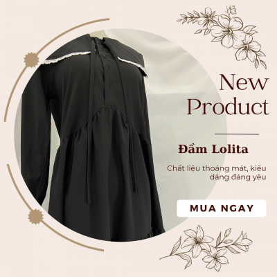 Đầm Lolita nữ dễ thương phong cách Nhật Bản